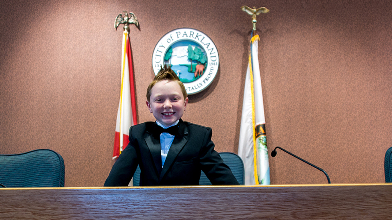 Parkland's Mayor of the Day Proclaims "Ice Cream for Everyone" 2
