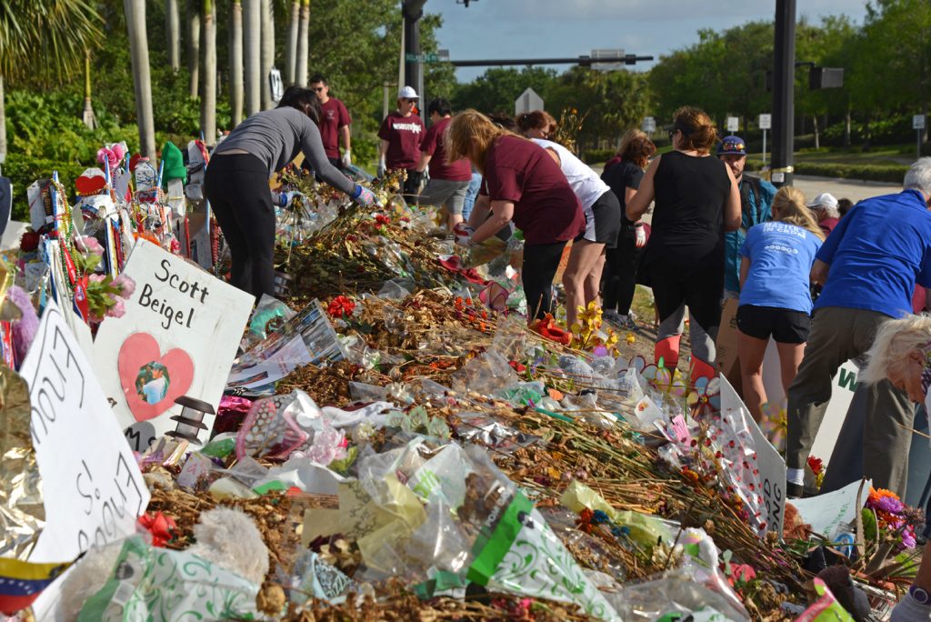 Volunteers Organize and Archive Items from Marjory Stoneman Douglas Memorial 22