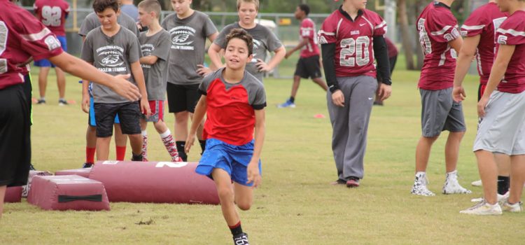Stoneman Douglas Youth Skills Camp Held for Future Football Players