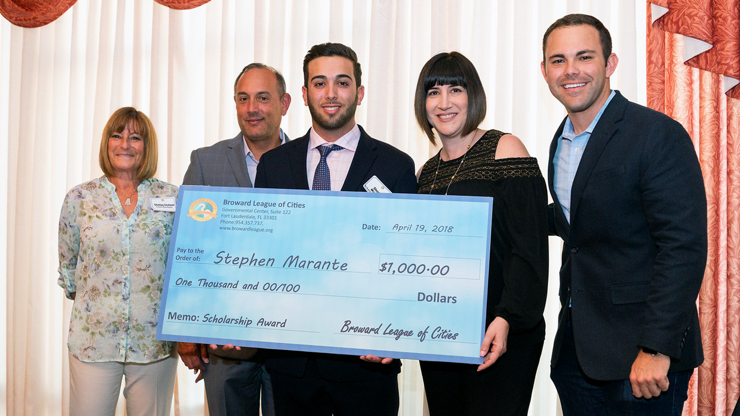 Parkland Resident Awarded Scholarship from Broward League of Cities 3