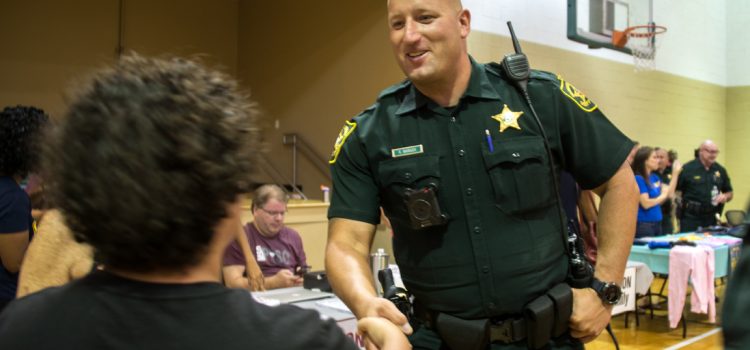 Parkland Residents Meet New Police Captain, Resource Officers, at National Night Out Event