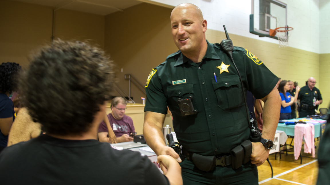 Meet Your School Resource Officers at Parkland Night Out