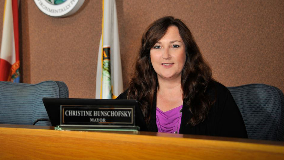 Mayor Christine Hunschofsky