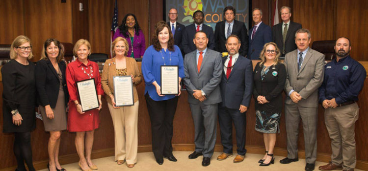 County Commissioner Udine Awards Proclamation to Coral Springs Museum of Art for Therapeutic Programs