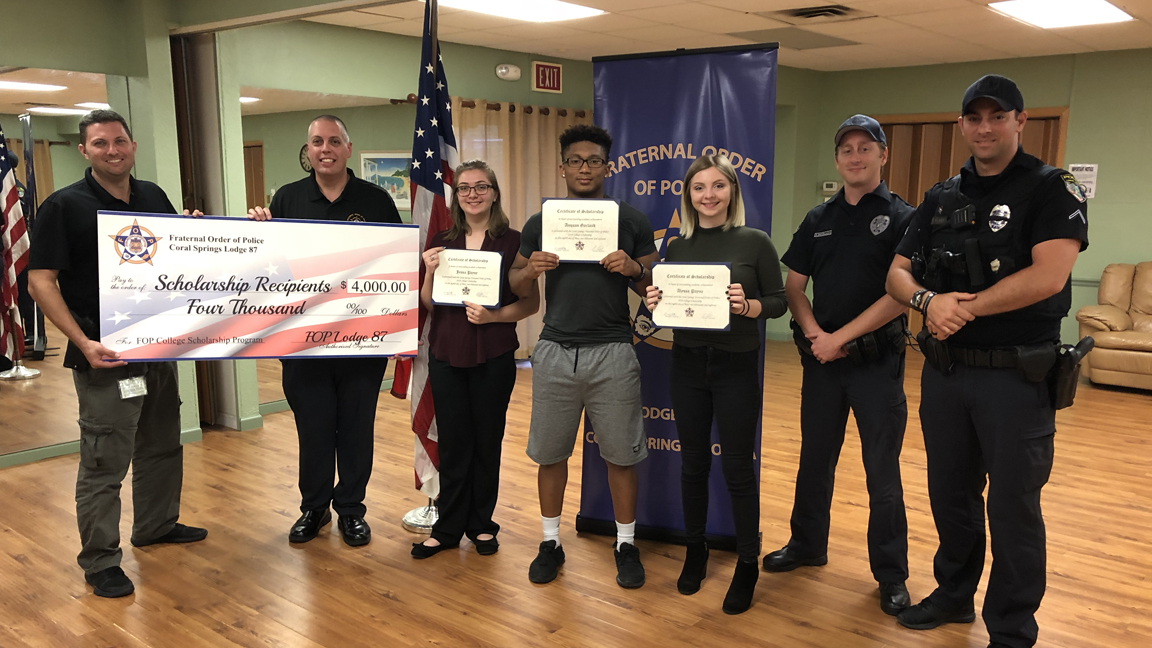 Coral Springs Fraternal Order of Police Offers Scholarships to Marjory Stoneman Douglas Seniors 2