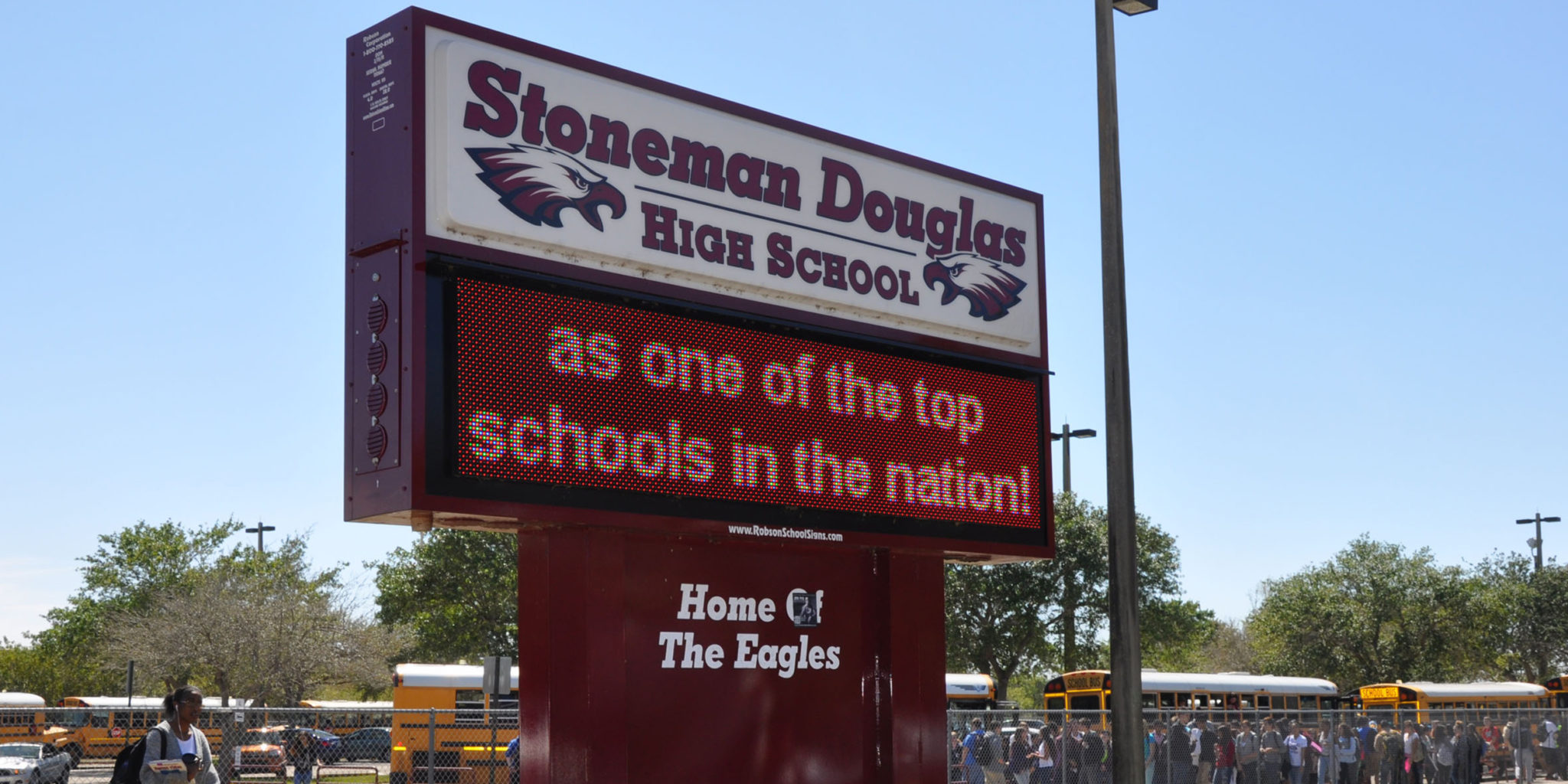 Principal Welcomes Back Marjory Stoneman Douglas High School Students