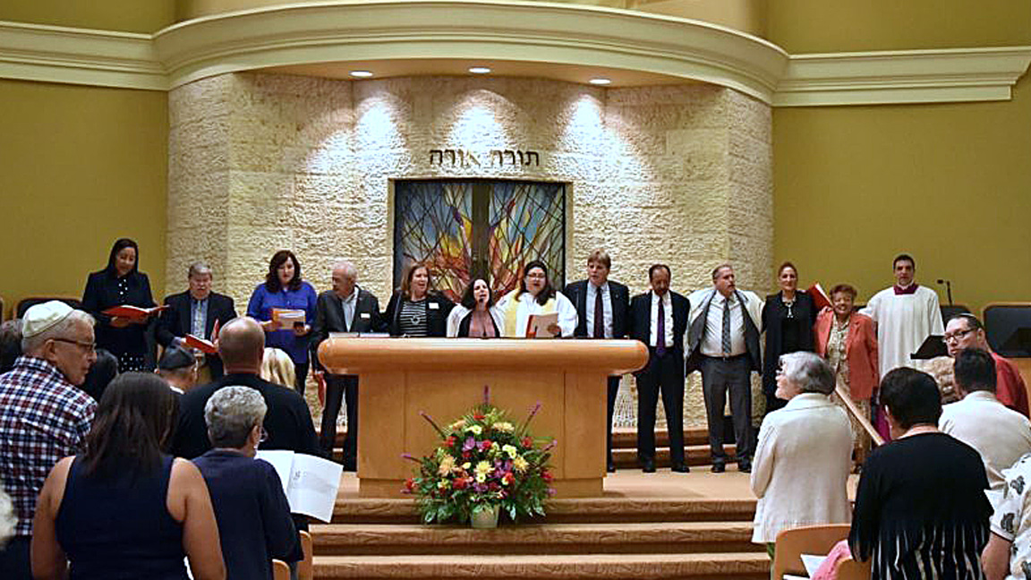 Coral Springs/Parkland Pre-Thanksgiving Interfaith Unity Service in 2018; photo courtesy of Temple Beth Orr