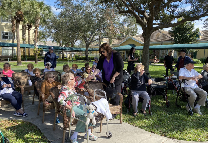 Parkland Retirement Senior Center Opens New Dog Park for Residents 4