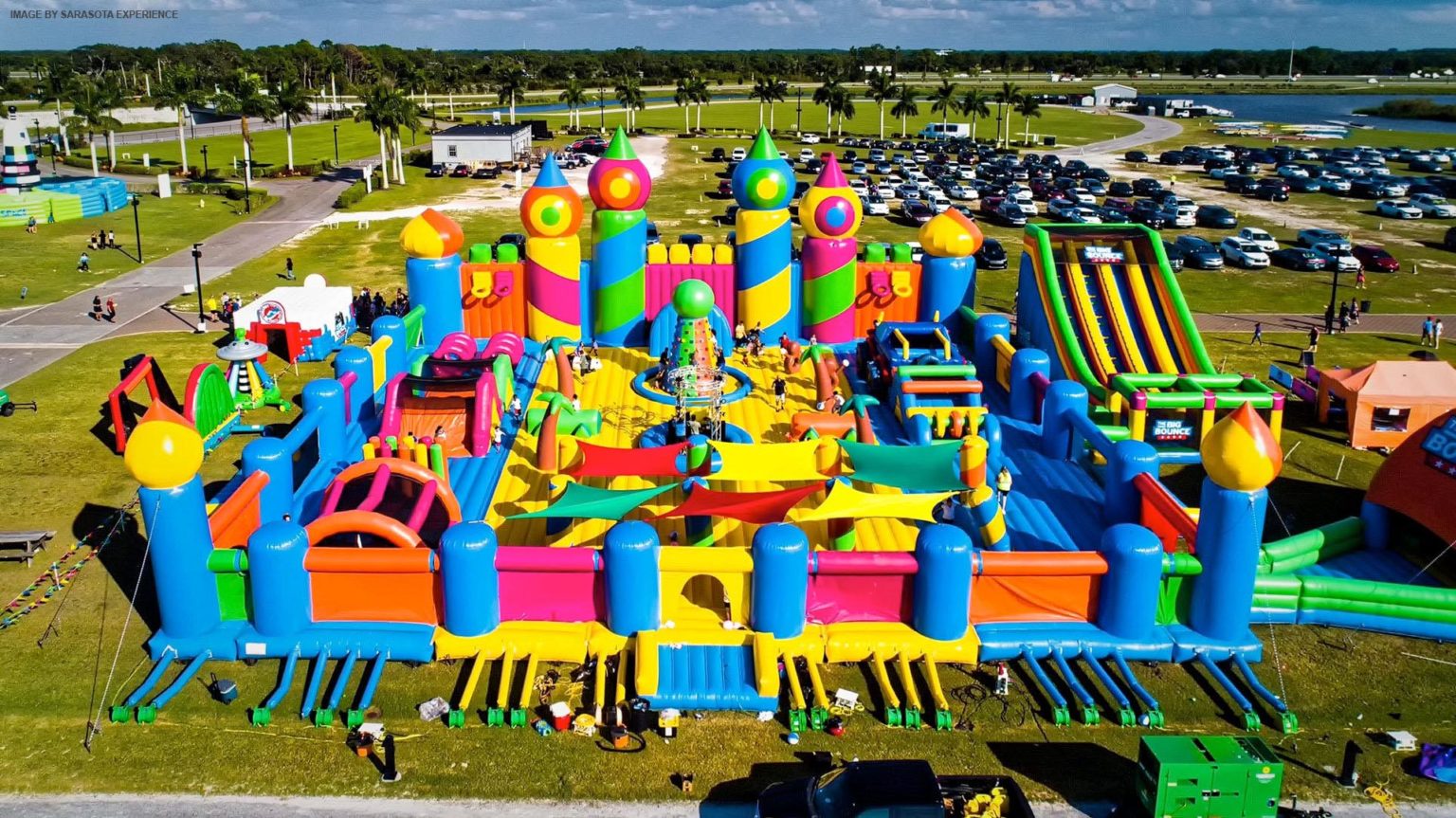 World s Largest Bounce House Set to Inflate in Boca Raton Beginning