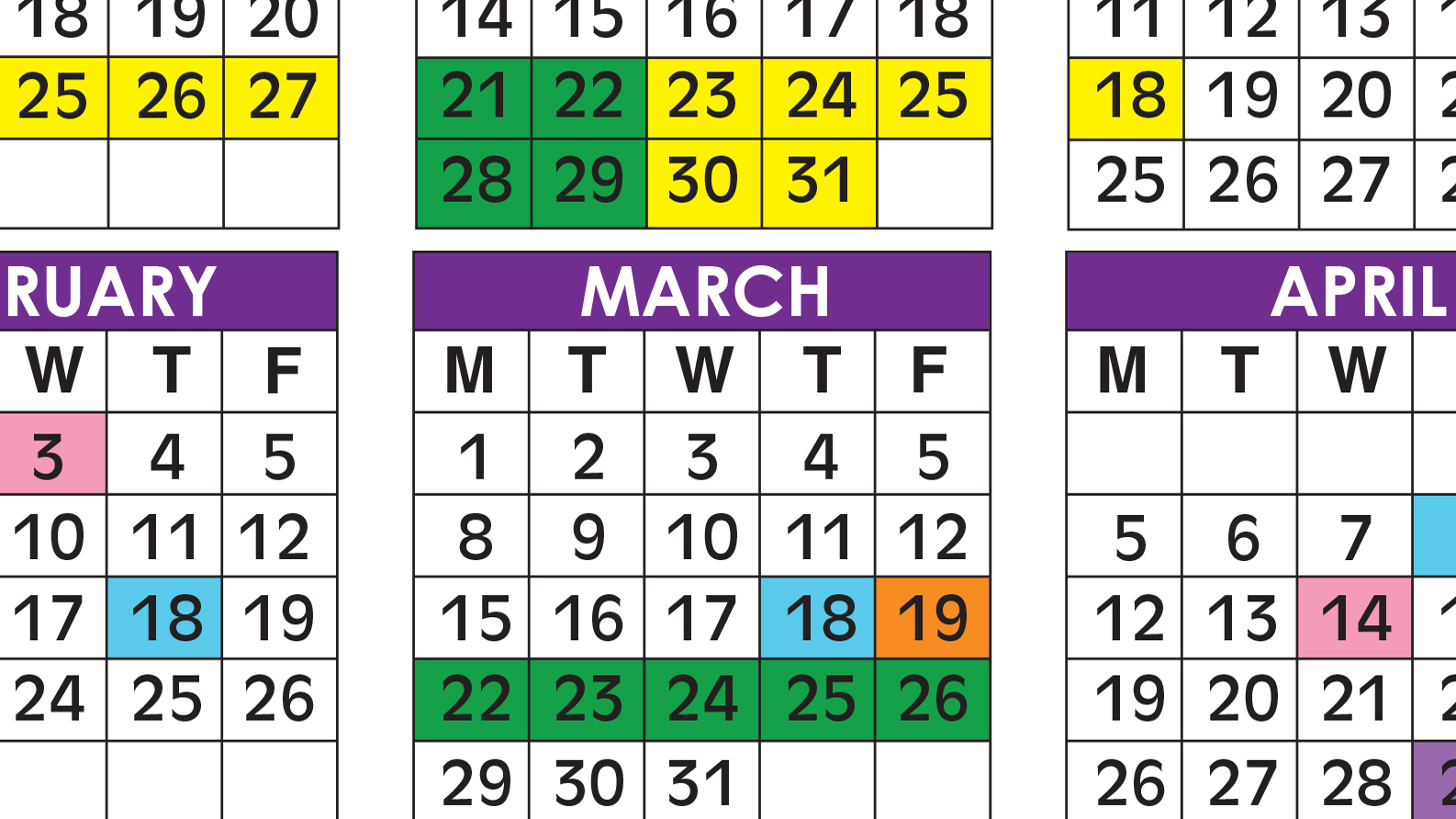 Broward Schools Calendar 2021 | Printable March