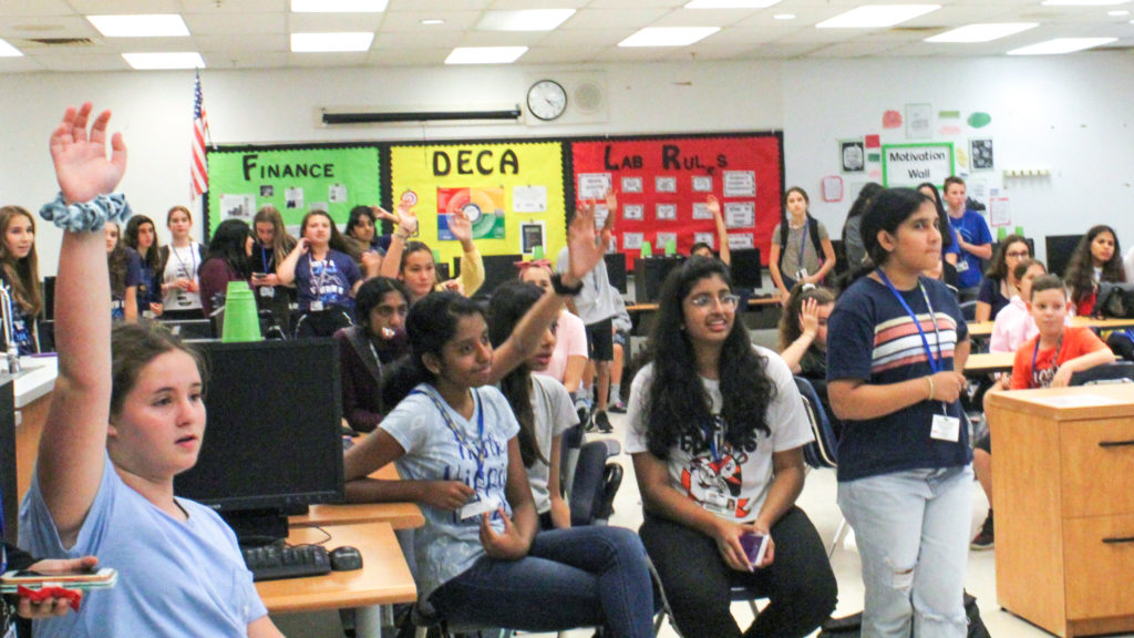 Marjory Stoneman Douglas DECA Connects Middle School Students to