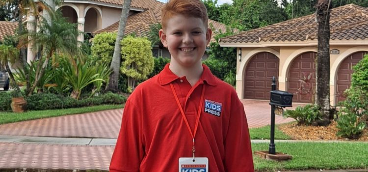 11-Year-Old Parkland Student Selected as a Scholastic News Reporter