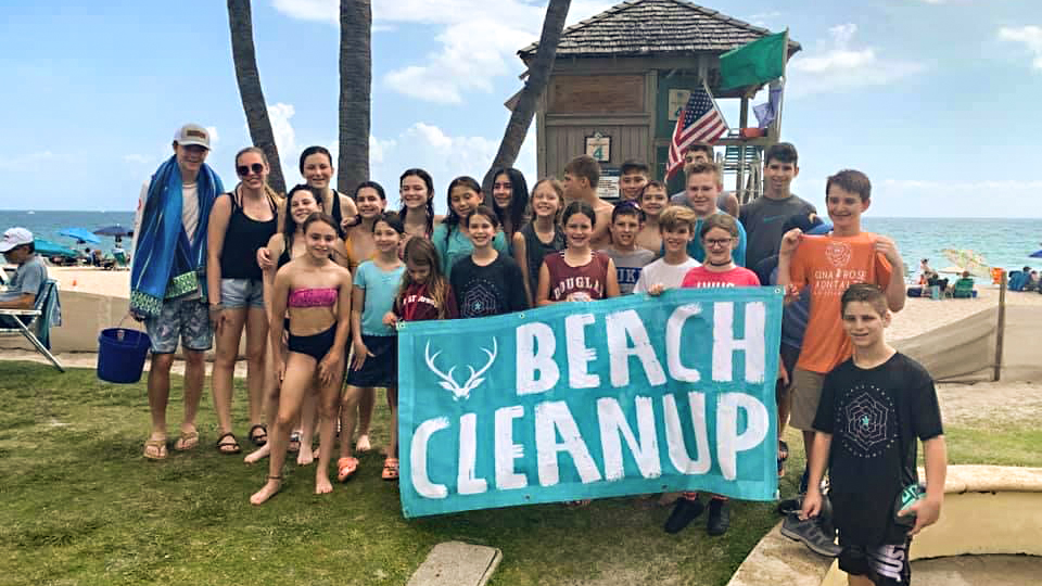 beach clean up Gina Montalto