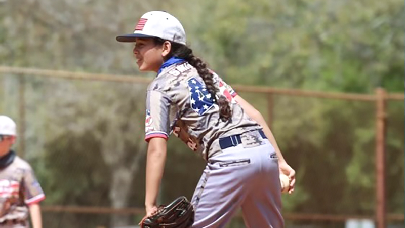  A League of Her Own: Valentina Smith Pitches Her Way to Win Another Championship for Parkland Little League 