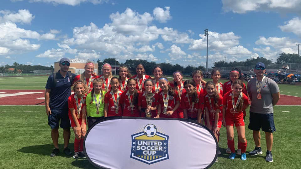 Parkland 08 Red Girls Soccer Team Wins United States Cup Champions