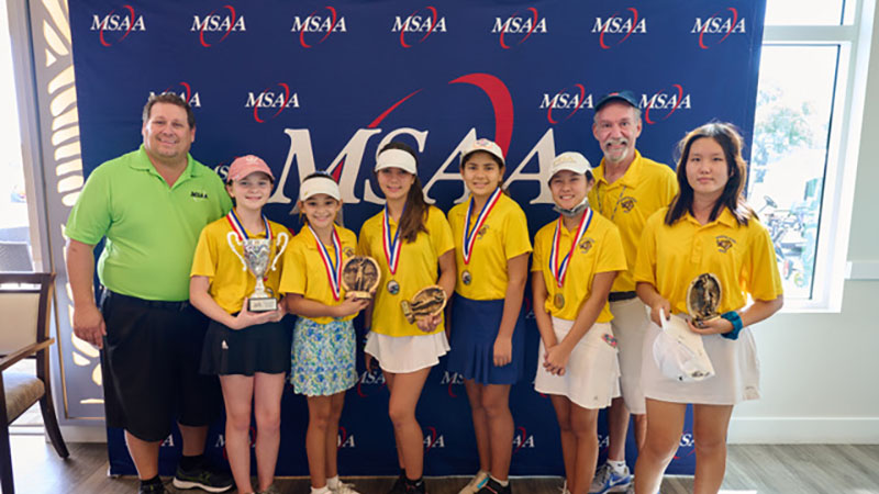 Westglades Middle School Girls Golf Teams Wins MSAA Championship
