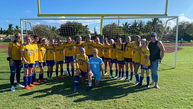 Westglades Middle School Girls Soccer Advances to MSAA Final