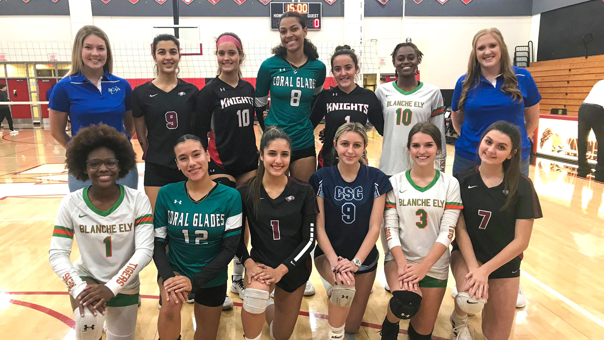 3 Marjory Stoneman Douglas Volleyball Players participate in All Star Game