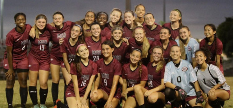 Marjory Stoneman Douglas Girls Varsity and JV Girls Soccer Remain Undefeated After Picking Up Wins