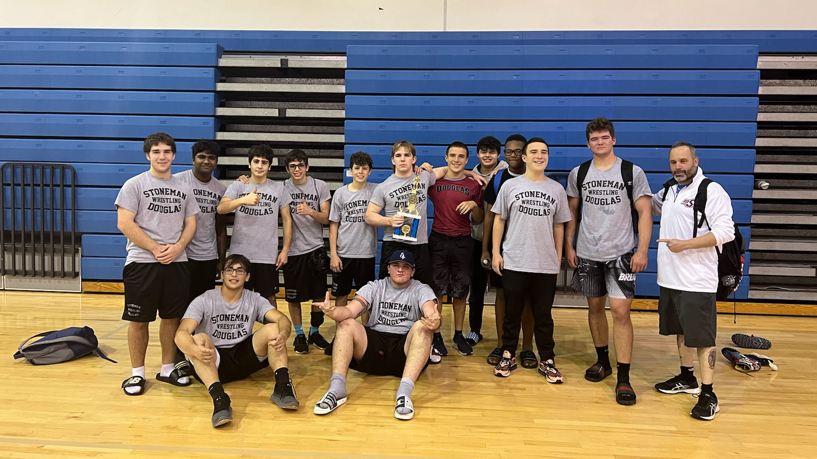 It was a great weekend for the Marjory Stoneman Douglas wrestling team with Charles Dion coming in first place in the Cypress Bay Tournament.