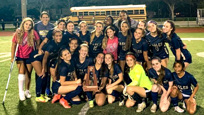 4 Parkland Residents Win District Title With North Broward Prep Girls Soccer