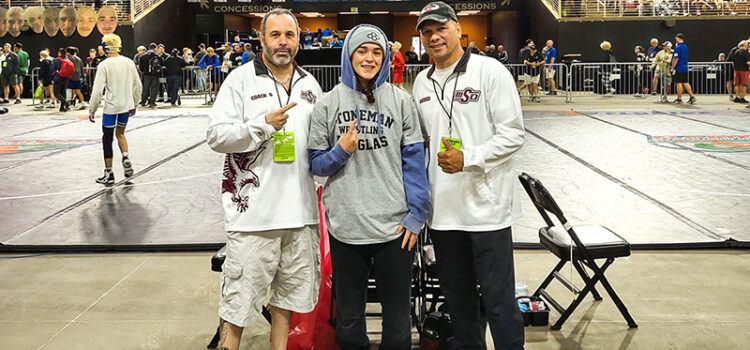 Gaby Caro of Marjory Stoneman Douglas Wrestling Finishes 2nd in State Championship