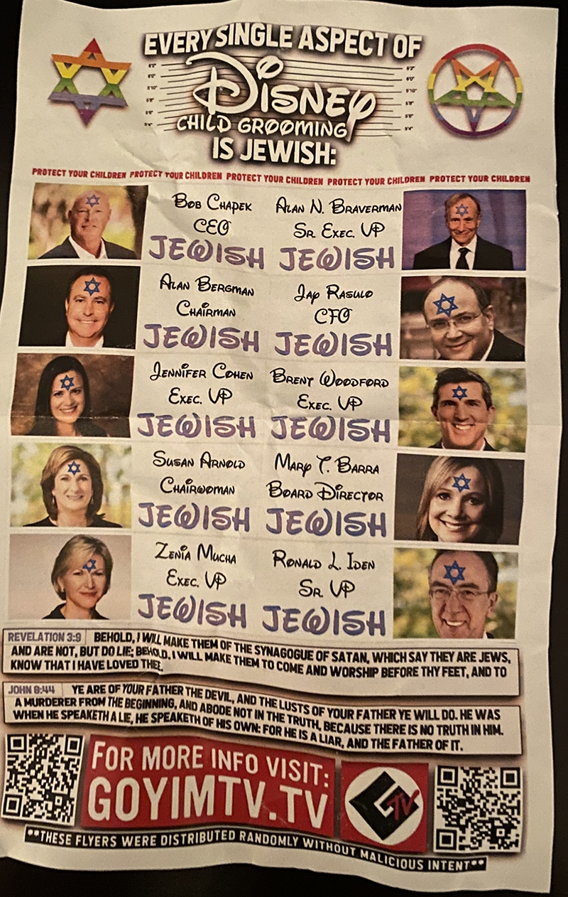 Antisemitic Pamphlets Left at Homes in Parkland and Coral Springs
