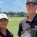 Junior Champions Thompson and Liu Leading Marjory Stoneman Douglas Golf