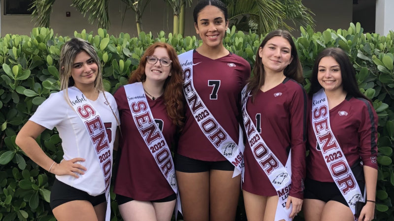 Marjory Stoneman Douglas Girls Volleyball Moves 1 Win From District Championship