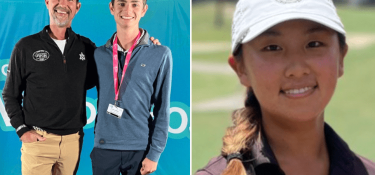 Golfers Cynthia Liu and Ryan Shimony Compete in State Championship