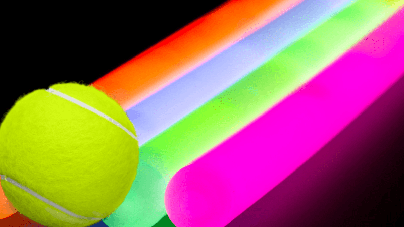 glow in the dark tennis