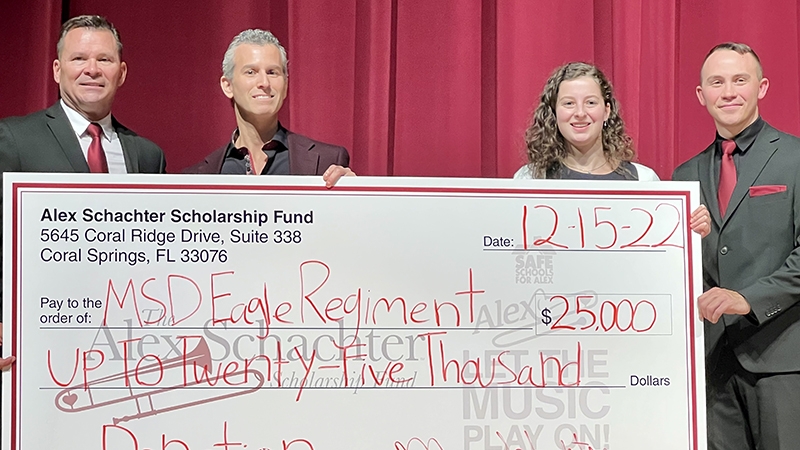 Alex Schachter Scholarship Fund Boosts Marjory Stoneman Douglas Band with $25,000 Matching Donation