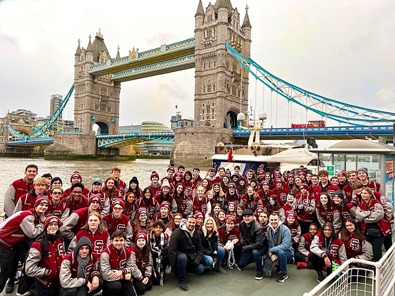 Marjory Stoneman Douglas Eagle Regiment Kicks Off New Year with Performance in London New Year's Day Parade 1