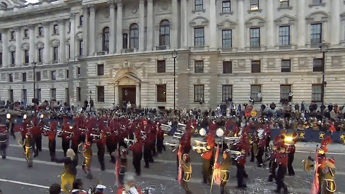 Marjory Stoneman Douglas Eagle Regiment Kicks Off New Year with Performance in London New Year's Day Parade 2