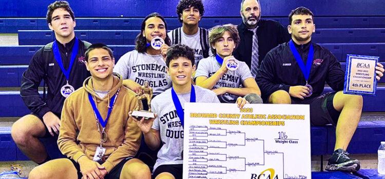 Rocco Duygulu Wins Wrestling BCAA Championship For Marjory Stoneman Douglas; Team Finishes 4th