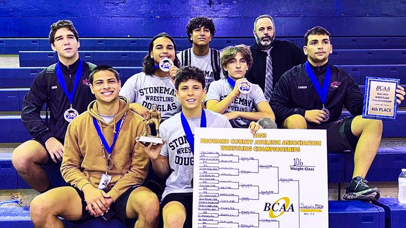 Rocco Duygulu Wins Wrestling BCAA Championship; Team Finishes Fourth