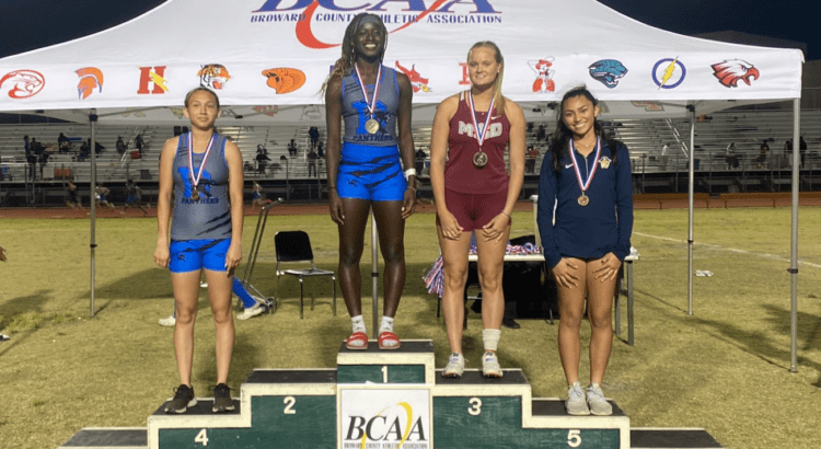2 Marjory Stoneman Douglas Athletes Place Third in BCAA Track and Field Championship