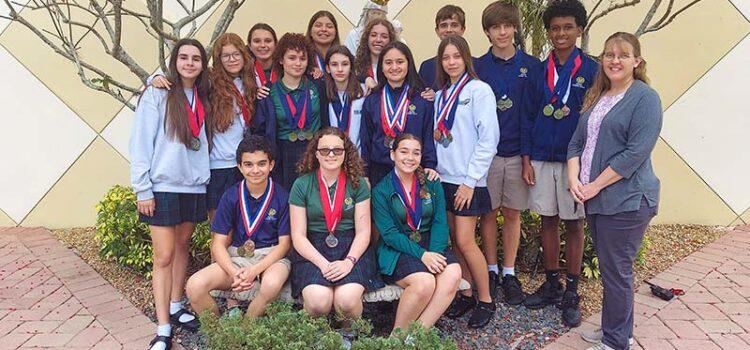 Mary Help of Christians’ Science Olympiad Team Shines in Florida State Competition
