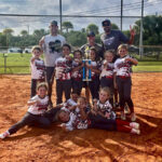 Parkland Power 8u Travel Girls Baseball Win Boca Father's Day Tournament