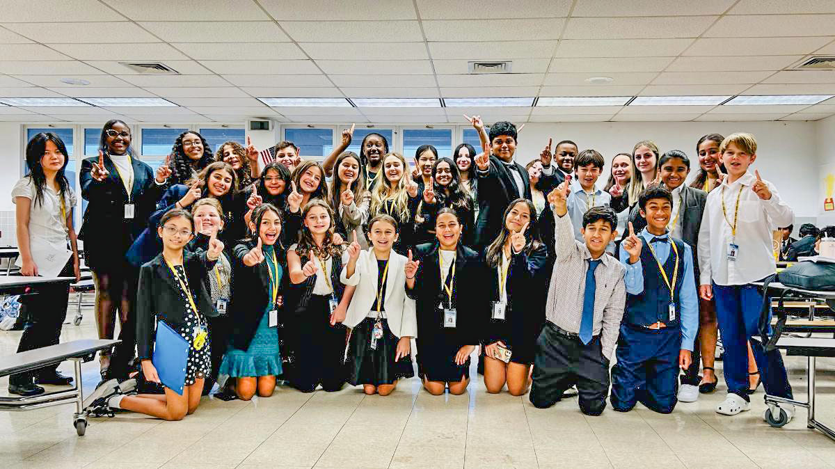 Westglades Middle School Speech and Debate Team Shines in 1st Competition of the Year