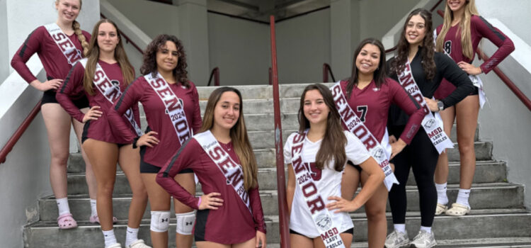 Marjory Stoneman Douglas Girls Volleyball Moves to 10-1 With Senior Night Win