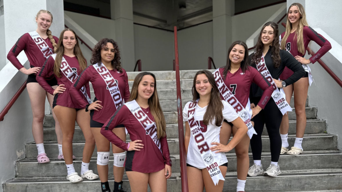 Marjory Stoneman Douglas Girls Volleyball Moves to 10-1 With Senior Night Win
