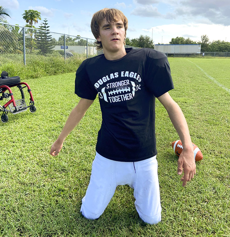 Marjory Stoneman Douglas Athlete Turns Early Life Challenge into Gridiron Dreams and Triumphs