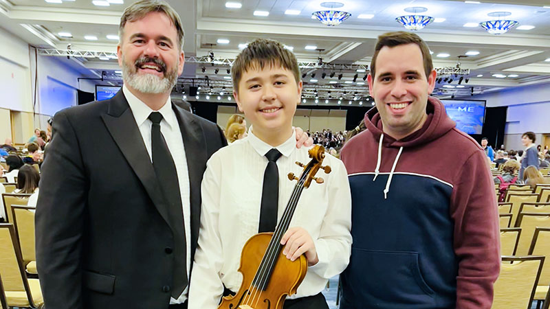 Westglades Middle School Musician Jared Lipson Takes Part in Tampa All-State Auditions
