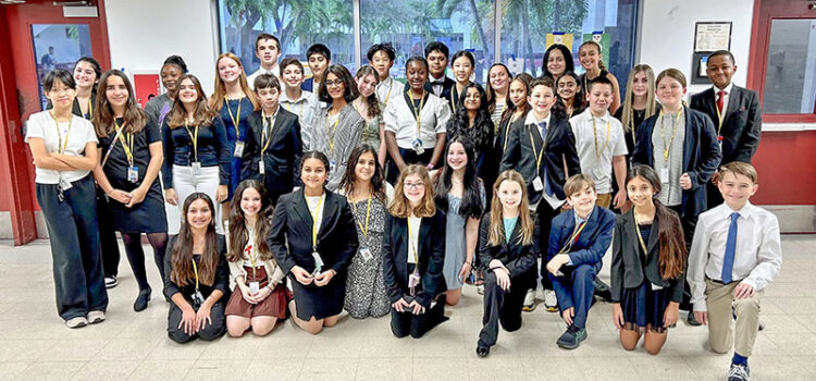 Westglades Middle School Sets New Record with 34 Awards at MAST 5 Speech Tournament