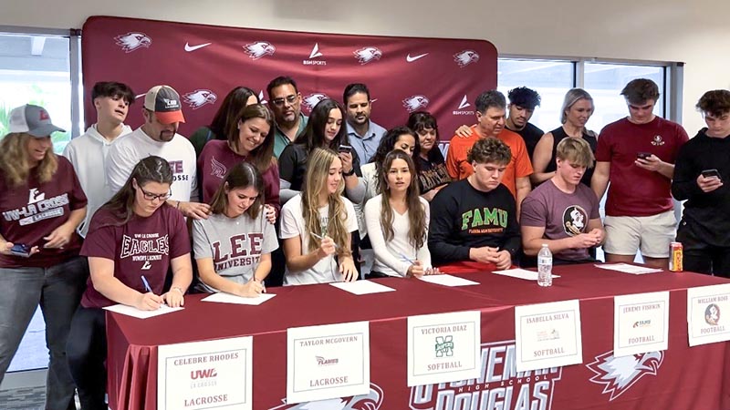 Marjory Stoneman Douglas Marks Historic Day with 6 Athletes Signing College Commitments