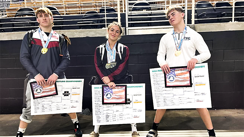3 Local Wrestlers From Parkland Win State Championships