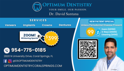 dr. david santana at Optimum Dentistry