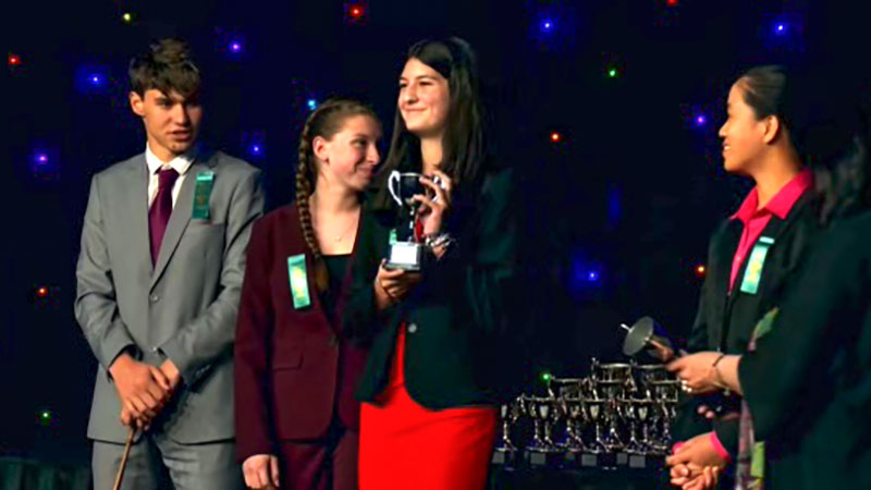 Westglades Middle School Student Secures 4th Place in National Debate