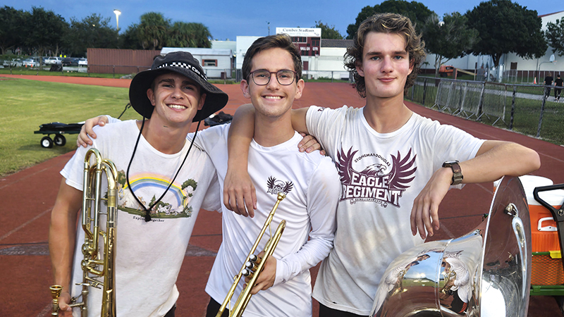 3 MSD Eagle Regiment Members Secure Spots in Florida All-State Band